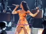 Katy Perry wows X Factor crowds in revealing Tiger Costume