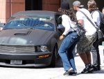 Sean Penn with his Super Car Mustang Pics