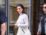 Kim Kardashian’s Wardrobe Malfunction Flashes Spanx In Wrap Skirt