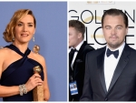 Leonardo DiCaprio & Kate Winslet at Golden Globes 2016