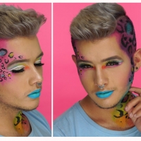 Lisa Frank Leopard-Inspired Makeup
