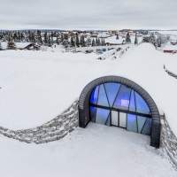 World First Permanent Ice Hotel See in Pictures