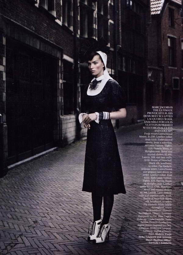 Freja Beha Vogue UK September fashion