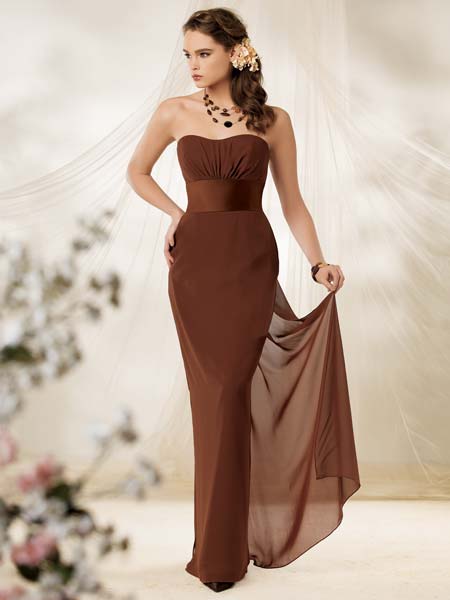 Dark Brown special occasion dresses