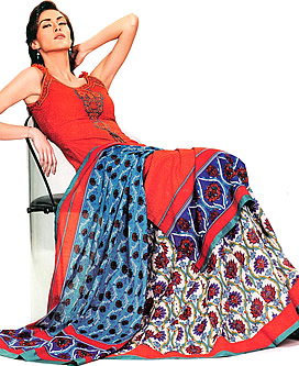 HOT Red USA Lawn Dresses HOT Red USA Lawn Dresses