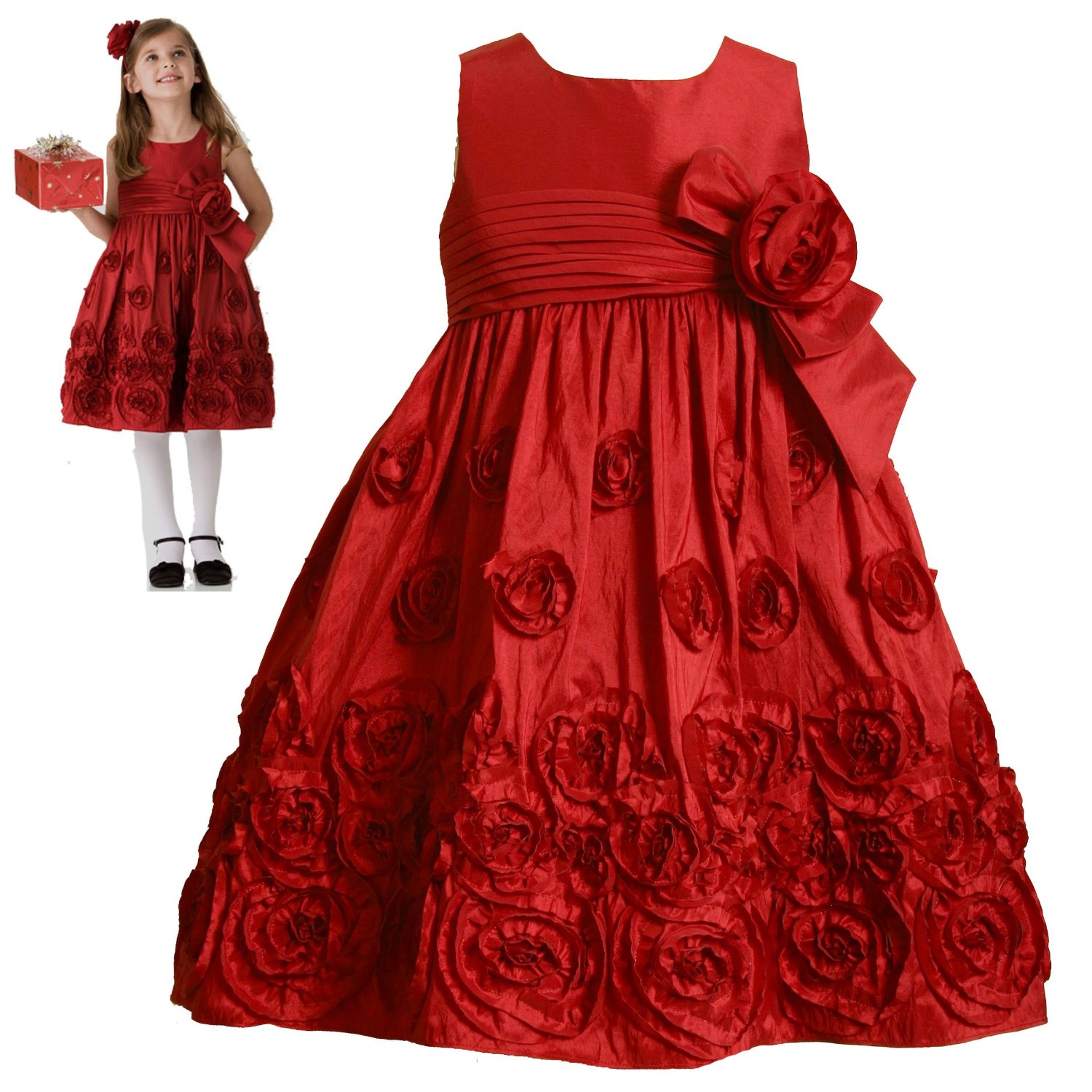 Flower special occasion dresses for girls