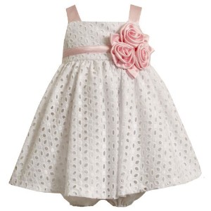 Bonnie jean baby infant Easter party dress