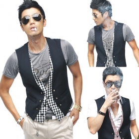 2009 new design mens waistcoat