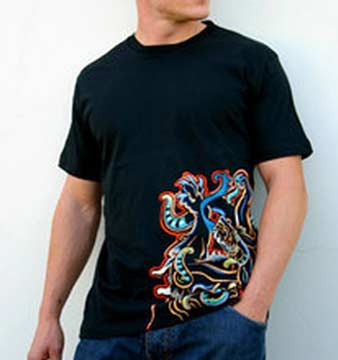 2011 black T-shirt design