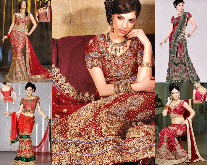 Bridal Red Lehenga Designs