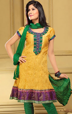 Cotton silk salwar kameez