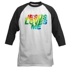 Jesus Loves Me Rainbow Christian T-shirt Jesus Loves Me Rainbow Christian T-shirt