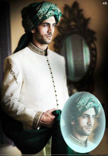 Latest Sherwani Collection 2012 for Men by Amir Adnan Latest Sherwani Collection 2012 for Men by Amir Adnan