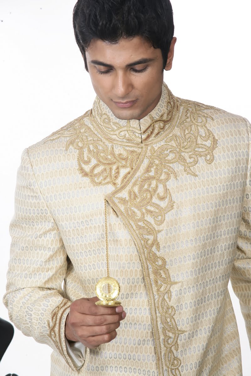 Men Semi Sherwani Men Semi Sherwani