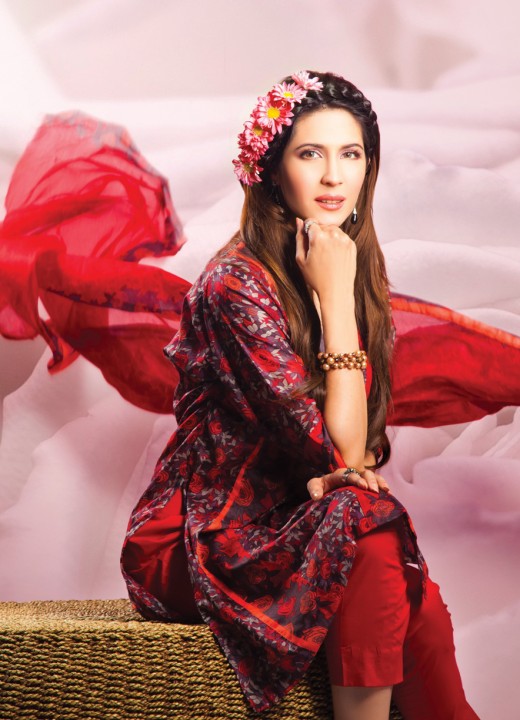 New Nishat Spring Lawn Print Collection