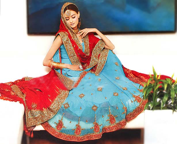 Turquoise Gharara