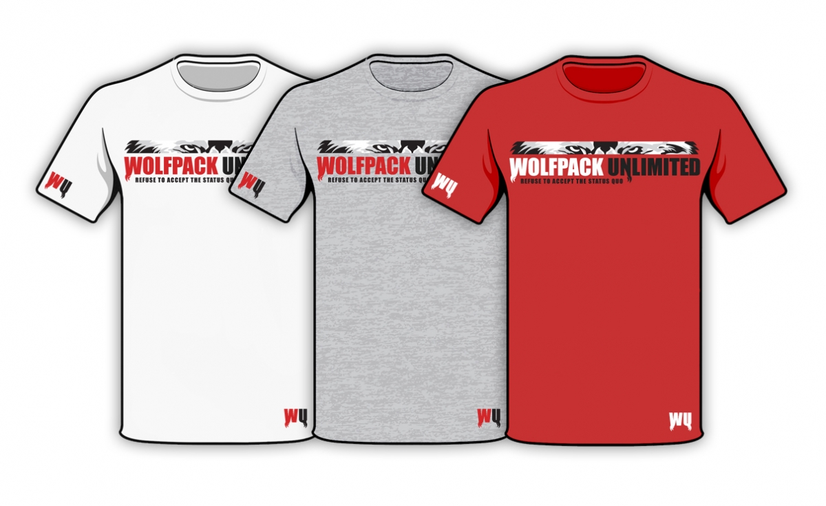 Wolfpack Unlimited T Shirt Design