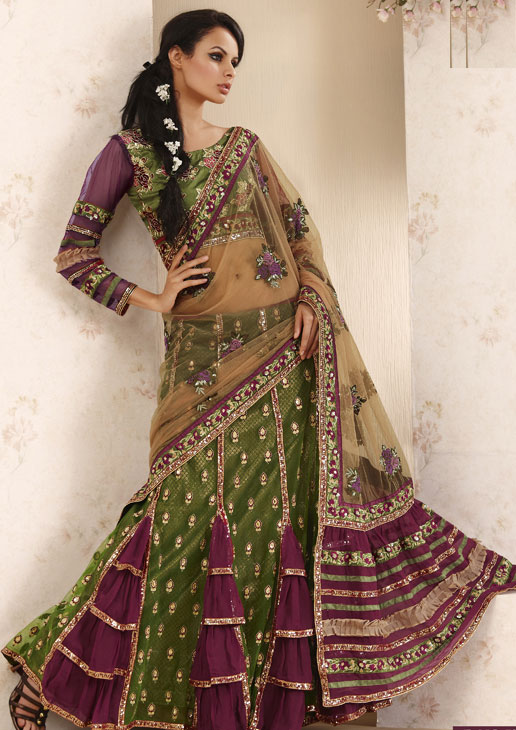 lehenga saree Design