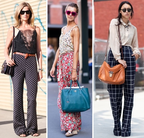 Spring summer 2012 street style print trousers