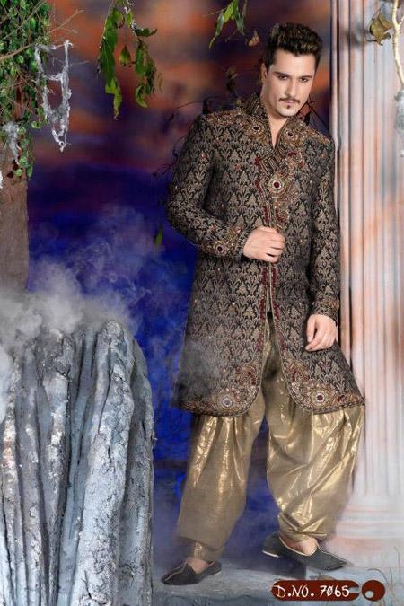 indo western banarsi sherwani collection