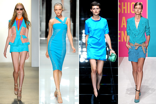 spring 2011 color trends aqua blue