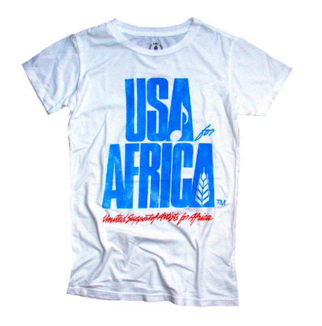 usa for Africa tee Shirt style