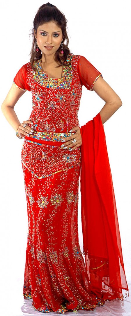 Embroidered Lehenga Choli