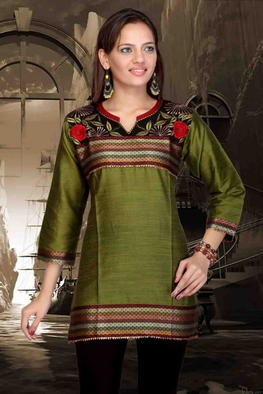 Latest kurti designs for Winter 2012