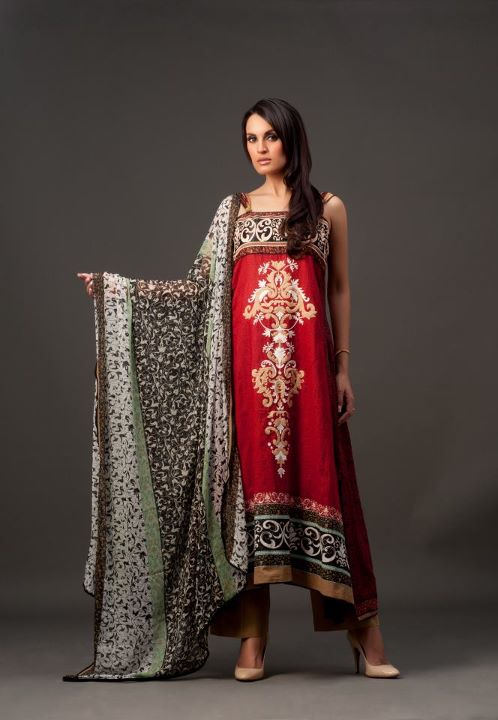 Nadia Hussain Signature Lawn Prints 2012