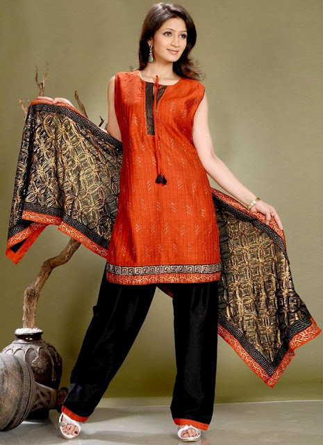 kurta salwar classy cotton 2011 design