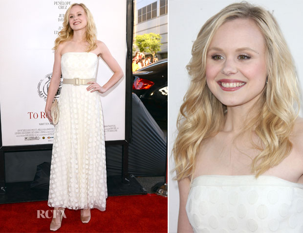 Alison Pill In Kevan Hall ‘To Rome With Love’ Los Angeles Film Festival Premiere