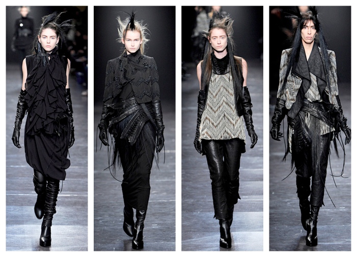 Ann Demeulemeester Fashion Show