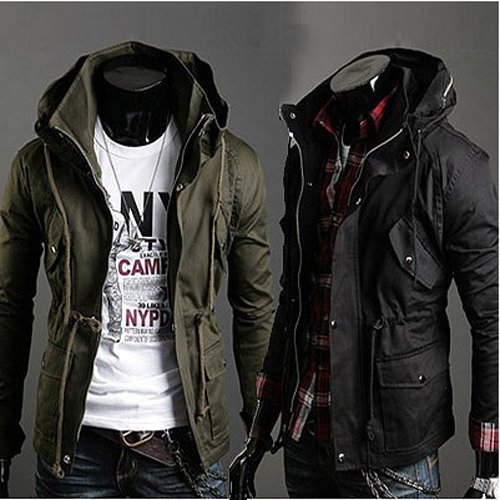 Fashion Slim Fit Casual Men s Jacket Mens Black Jacket Cool Mens Jackets Casual Mens Jackets