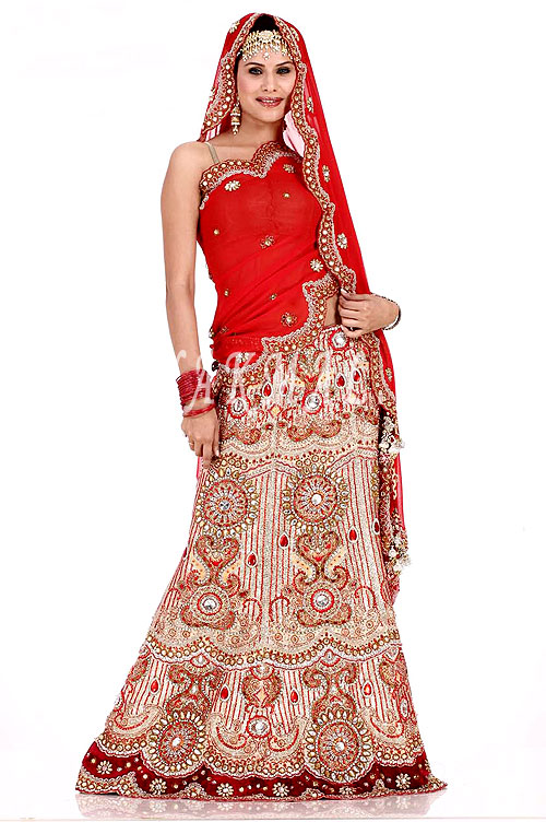 Indian Bridal Lehenga Choli Design 2011
