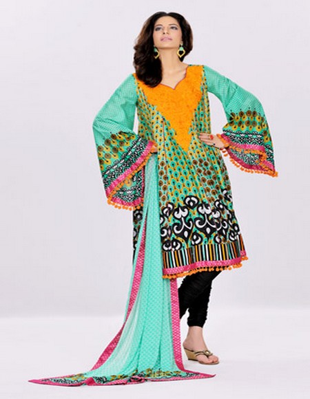 Latest Sumer Lawn Fashion 2012