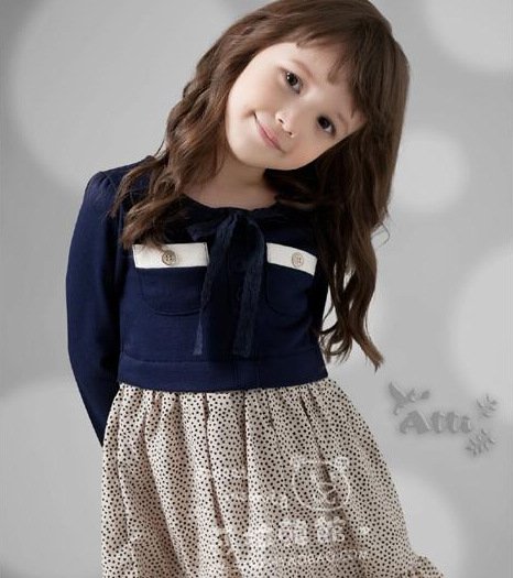 wholesale girls dress casual dresses lace dress children baby kids wear 2 color