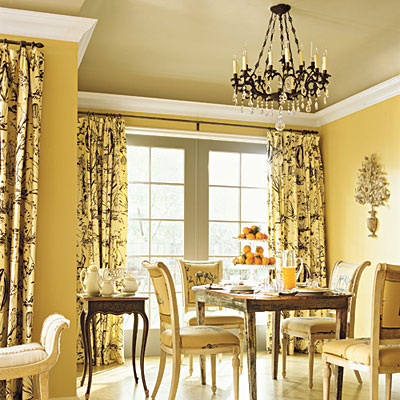 Best Italian Yellow Dining Room