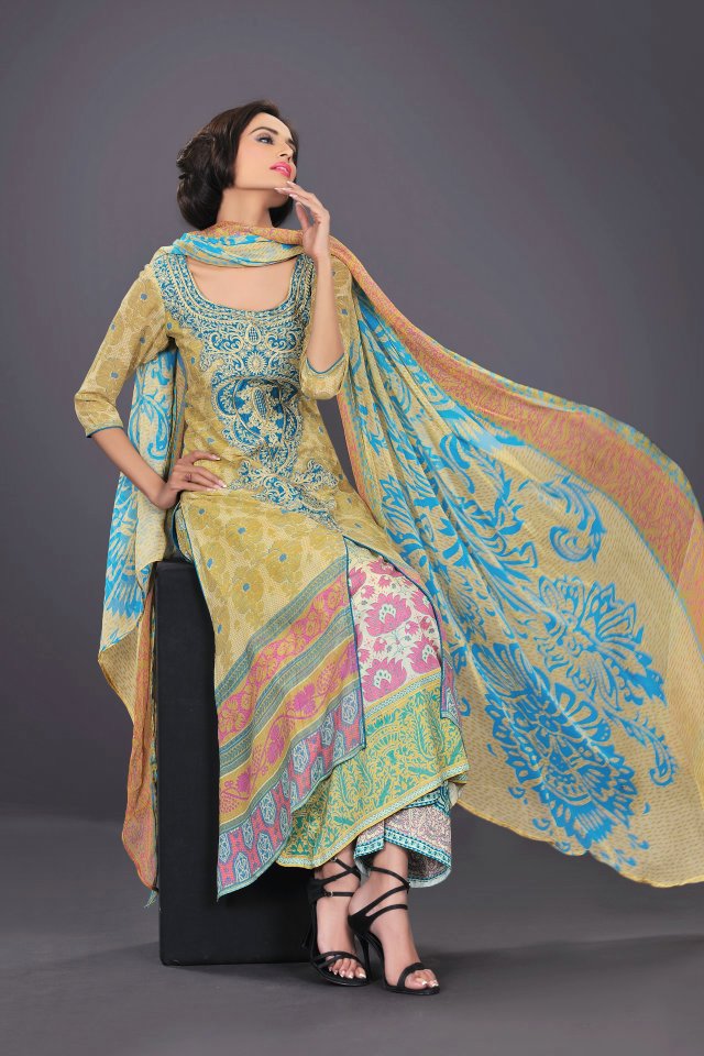 Latest HSY Lawn 2012 for Summer Complete Collection