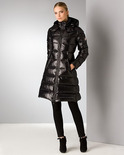 Moncler Moka Winter Coats Black