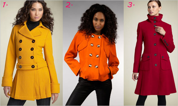 colored coats whats haute