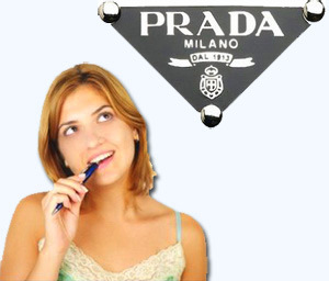 prada logo