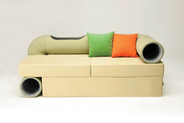 Beautiful cat tunnel sofa Beautiful cat tunnel sofa
