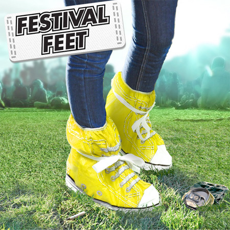 Yellow shoe covers Yellow shoe covers
