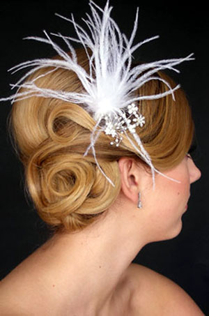 cute wedding accessories hairstyle
