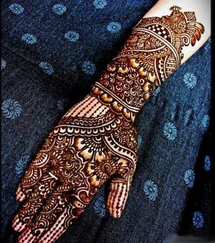 new mehndi hands design