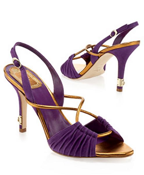 wedding purple sandal high heel
