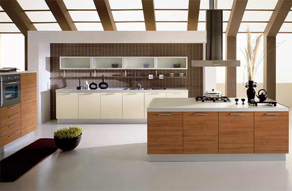 Colorful and Modern Open Kitchen Design Colorful and Modern Open Kitchen Design