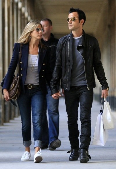 Justin Theroux and Jennifer Aniston