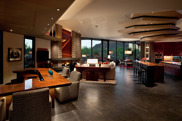 modern family room modern family room