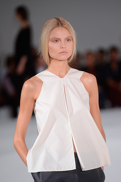 simple white top from Jil Sander